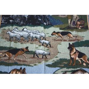 在庫限り ゴブラン織り タペストリー シェパー...の詳細画像4