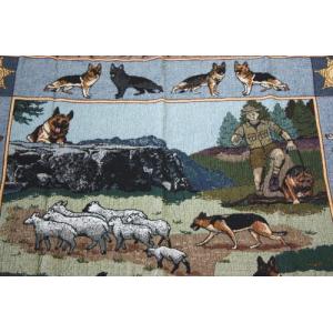 在庫限り ゴブラン織り タペストリー シェパー...の詳細画像5