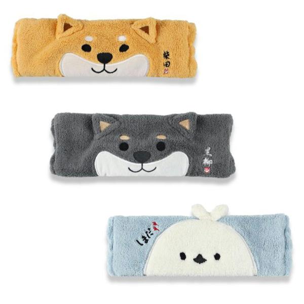 柴犬・シマエナガ ヘアバンド 犬雑貨・犬グッズ・シマエナガ・小鳥・柴犬・黒柴・しばた・くろやなぎ・し...