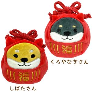 柴犬ワンポイント刺繍付き ふわふわハンカチ しばとさくら 犬雑貨・犬