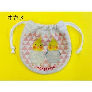 ミニ巾着 和柄ことりシリーズ 鳥雑貨・ことりグ...の詳細画像2