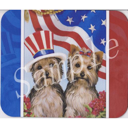 在庫限り　やわらかマウスパッド　ヨークシャーテリア/ヨーキー Yorkshire Terrier U...