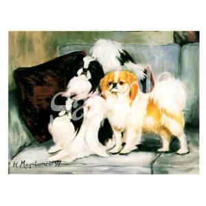 在庫限り　グリーティングカード Ruth　狆　Group　輸入雑貨　犬雑貨　犬グッズ