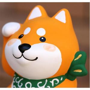 柴犬 福招き/茶 柴犬/シバ 置物 オブジェ ...の詳細画像5