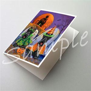 在庫限り ハロウィンカード スコティッシュ・テリ...の商品画像
