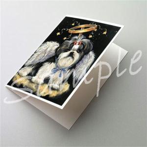 在庫限り　クリスマスカード　シーズー Christmas Angel　輸入雑貨　犬雑貨　犬グッズ