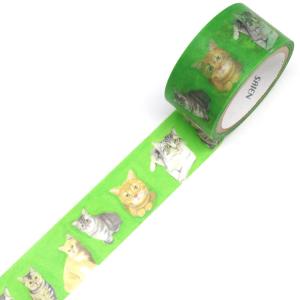 在庫限り マスキングテープ マンチカン 猫雑貨...の詳細画像2