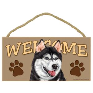 在庫限り ウェルカムボード プードル/ホワイト 輸入雑貨・犬雑貨・犬