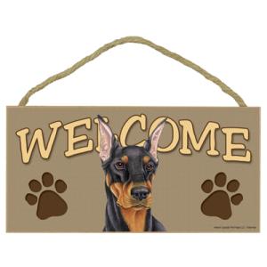 在庫限り ウェルカムボード プードル/ホワイト 輸入雑貨・犬雑貨・犬
