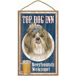 在庫限り ウェルカムボード プードル/ホワイト 輸入雑貨・犬雑貨・犬