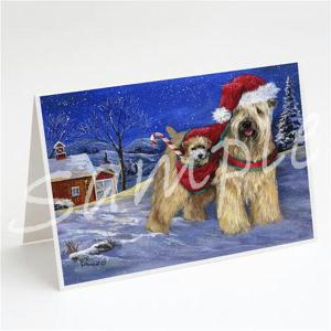 在庫限り　クリスマスカード　ウィートン・テリア Christmast　輸入雑貨　犬雑貨　犬グッズ