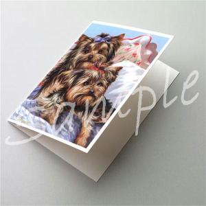 在庫限り　グリーティングカード　ヨークシャー・テリア/ヨーキー Bed Bugs　輸入雑貨　犬雑貨　犬グッズ