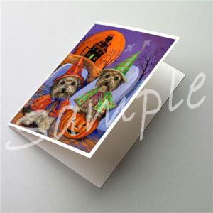 在庫限り　ハロウィングカード　ヨークシャー・テリア/ヨーキー Halloween Haunted House　輸入雑貨　犬雑貨　犬グッズ