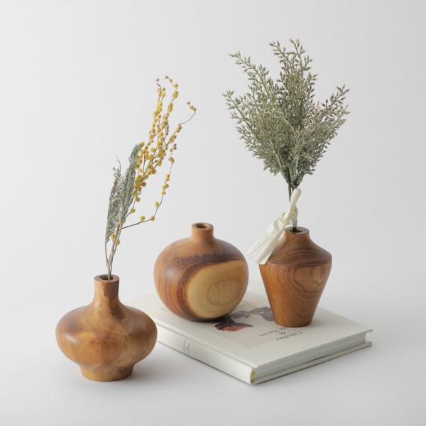 一輪挿し ＋Na KAKI チーク KAME TSUBO 【京都 ぎんやんま】 爆買