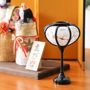 ぼんぼり 丸 黒 9cm 2本組 ひな祭り 人...の詳細画像2