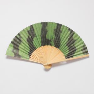 扇子 スイカ柄 紙扇子 西川庄六商店 ユニーク...の詳細画像3