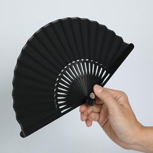 扇子 タブレット扇子 グレー オレンジ ブラッ...の詳細画像3