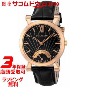 ブルガリ BVLGARI 腕時計 ウォッチ ソティリオ ブルガリ レトログラード PG金無垢 アリゲーターレザー 腕時計 メンズの商品画像
