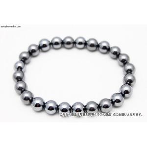 テラヘルツ鉱石 ブレスレット ラウンド 8mm...の詳細画像2