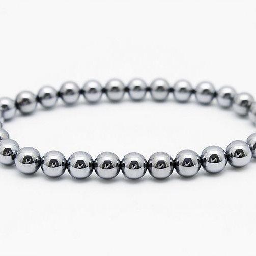 テラヘルツ鉱石  ブレスレット  ラウンド 6mm  t10-993