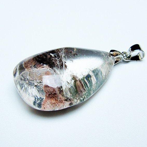 ガーデンクォーツ（庭園水晶） ペンダント  t136-4637