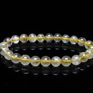 ゴールドルチル　7ｍｍ　天然石　ブレスレット 天然石 厄除け プレゼント ゴールドルチルクォーツ 7mm ブレス ルチル