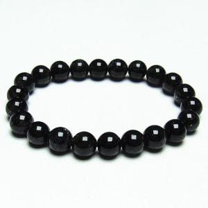ブラックルチルクォーツ ブレスレット 9mm t257-7359 : 銀座東道