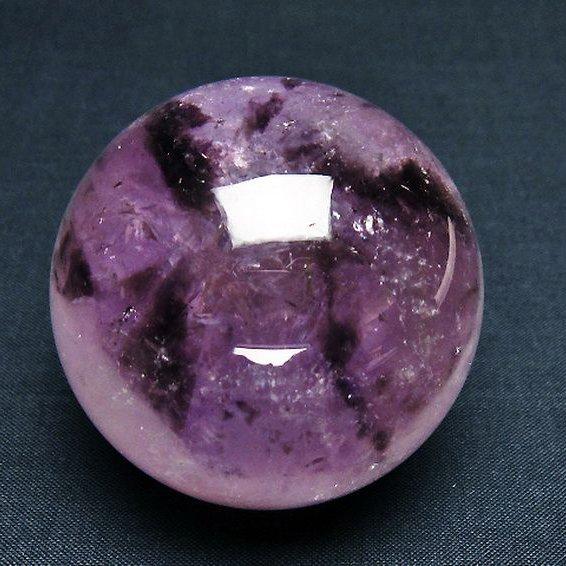 アメジスト 丸玉  57mm  t259-13015