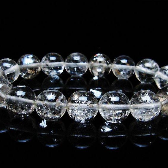 アイリスクォーツ 虹入り  レインボー水晶  ブレスレット  12mm  t303-1696