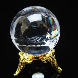 虹入り ヒマラヤ水晶 丸玉 61mm t62-15810 : 誠安天然石専門店 - 通販