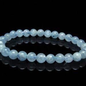 アクアマリン ブレスレット 7mm t35-19201 : 銀座東道 天然石専門店