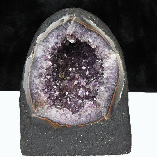 ブラジル産 アメジストドーム t466-1802