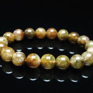 ブレスレット ゴールドルチルクォーツ 品質AAA Φ7.5〜8mm 16〜18g
