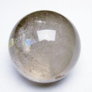 パワーストーン 天然石 虹入りヒマラヤ水晶丸玉 27mm t317-5204