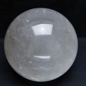 2.4Kg 虹入り ヒマラヤ水晶 丸玉 125mm t718-3454 : 銀座東道 天然石