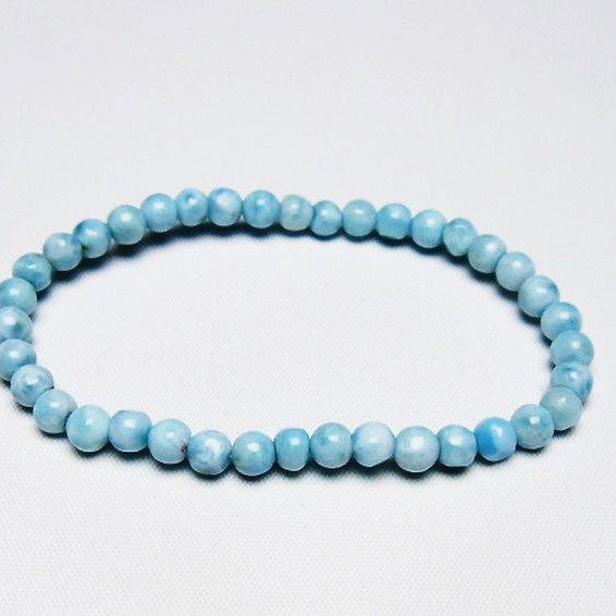 ラリマー ブレスレット  5mm  t54-5687