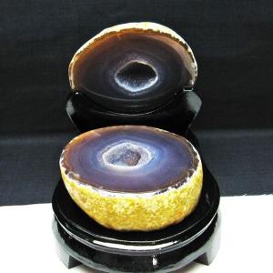 ペア水晶トレジャーメノウ t604-7723 : 誠安天然石専門店 - 通販
