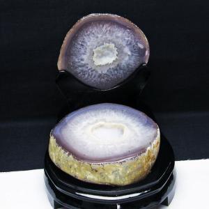 ペア水晶トレジャーメノウ t604-7723 : 誠安天然石専門店 - 通販