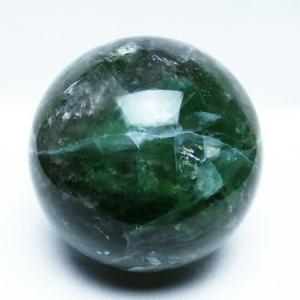 グリーン フローライト AAAAA 丸玉 直径 約51mm 虹入り レインボー