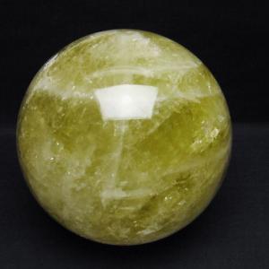 2.4Kg 虹入り ヒマラヤ水晶 丸玉 125mm t718-3454 : 銀座東道 天然石