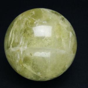 2.4Kg 虹入り ヒマラヤ水晶 丸玉 125mm t718-3454 : 銀座東道 天然石