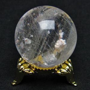 虹入り ヒマラヤ水晶 丸玉 24mm t317-4025 : 銀座東道 天然石専門店