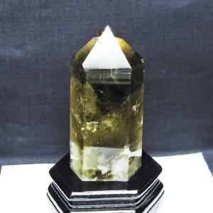 1.9Kg 虹入り シトリン水晶 六角柱 t719-5045 : 誠安天然石専門店
