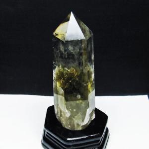 虹入り シトリン水晶 六角柱 t98-1916 : 誠安天然石専門店 - 通販