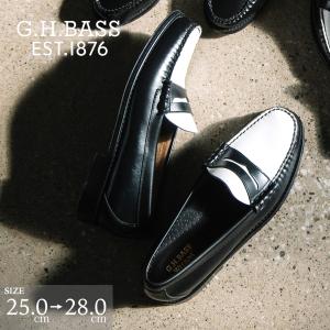 G.H.BASS（ジーエイチバス） ローファー G.H.BASS/BA41830 BLACK/厚底