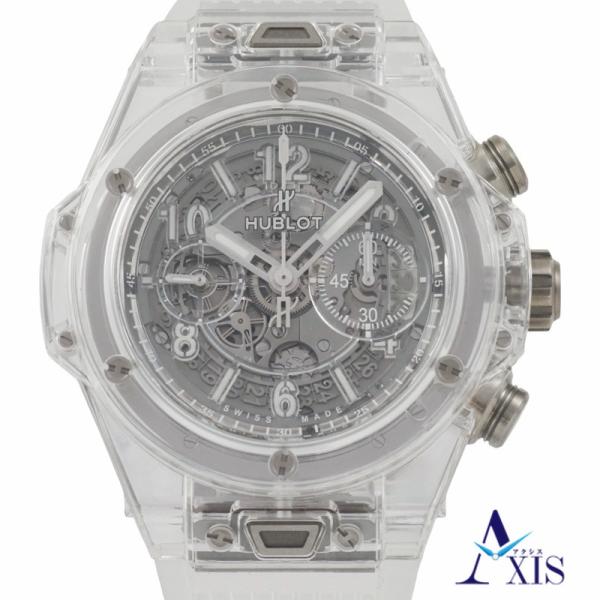 ウブロ ビッグバン ウニコ  世界限定500本 411.JX.4802.RT サファイア 自動巻き ...