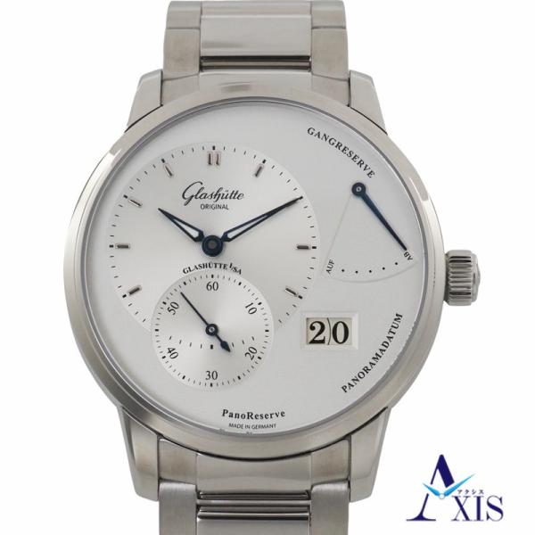 【未使用】グラスヒュッテ・オリジナル パノリザーブ 1-65-01-22-12-71 ステンレス 手...