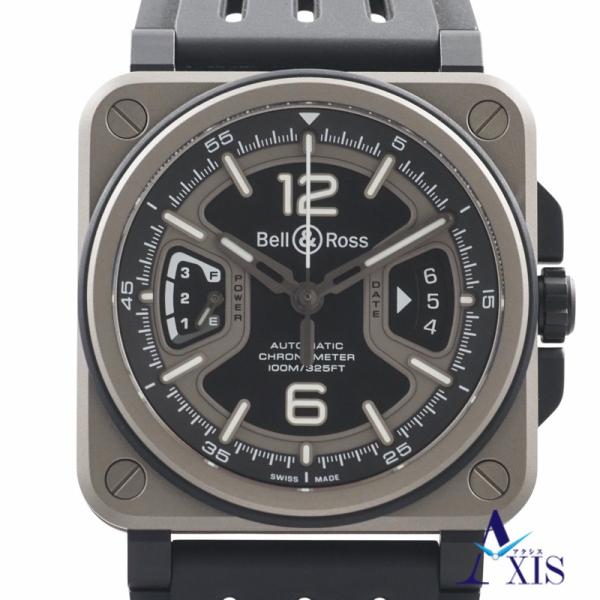 【未使用】ベル＆ロス BR-X3 BRX3R-BL-TI/SRB チタン 自動巻き ブラック文字盤