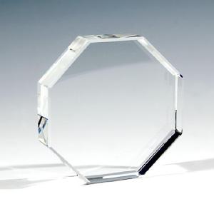 クリスタルガラス特大 130x95x50mm 多面カット ブロック