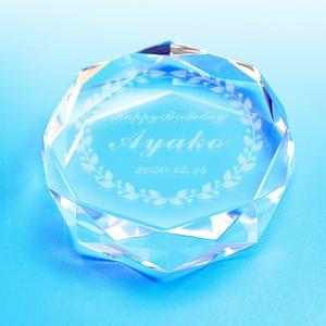 クリスタルガラス 50x50x150mm 四角柱 キューブ ブロック 透明